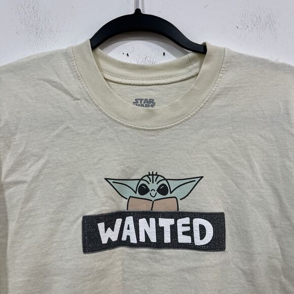 Star Wars Grogu Wanted Spirit Jersey Short Sleeve Unisex Medium Disney Yoda - Picture 3 of 8